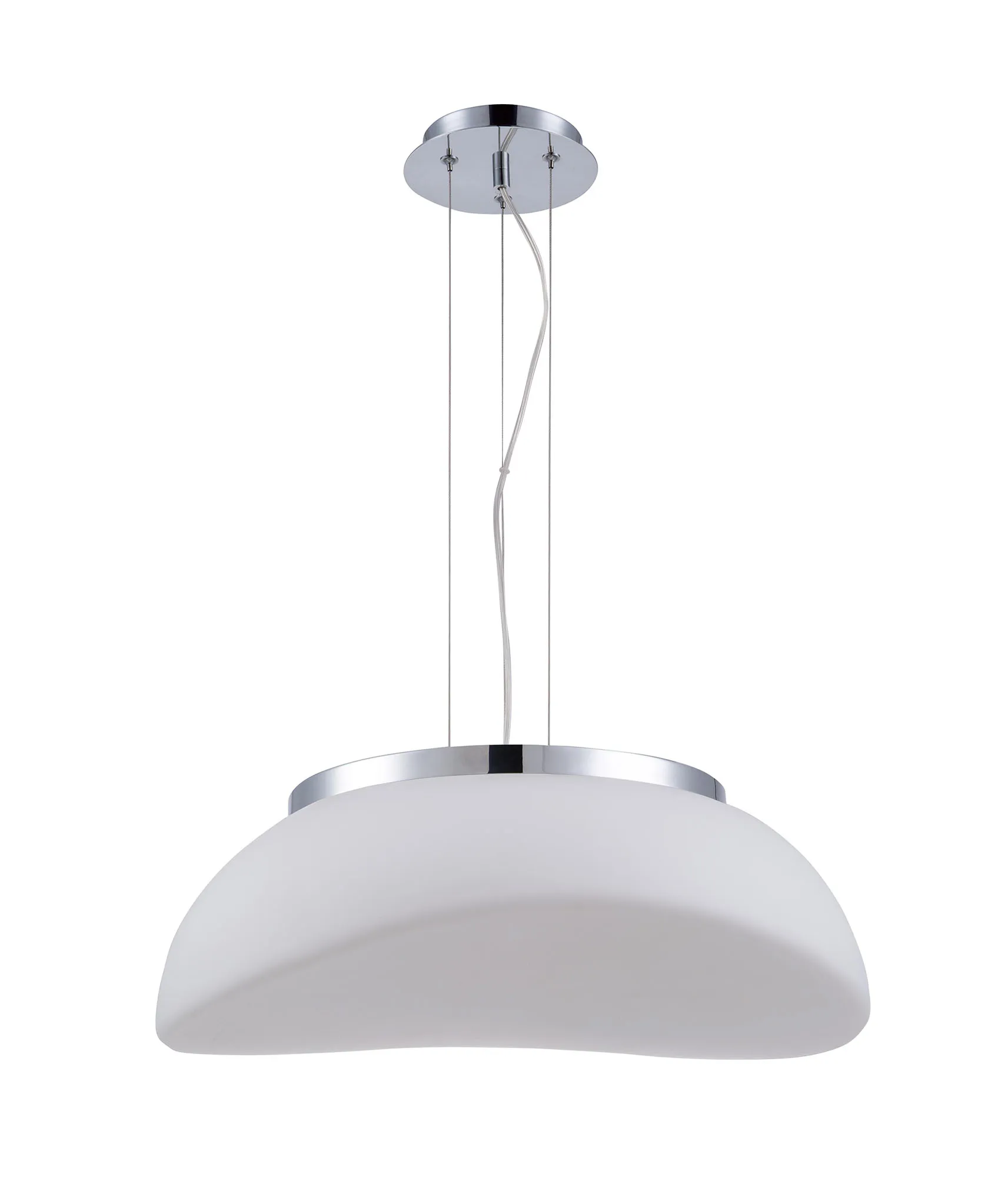 M4892  Opal Glass Pendant 3 Light